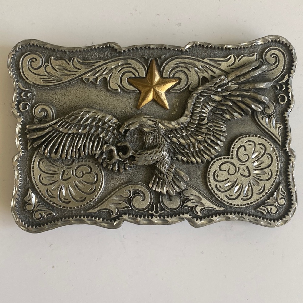 🩷🩵Legends West Eagle Star Belt Buckle